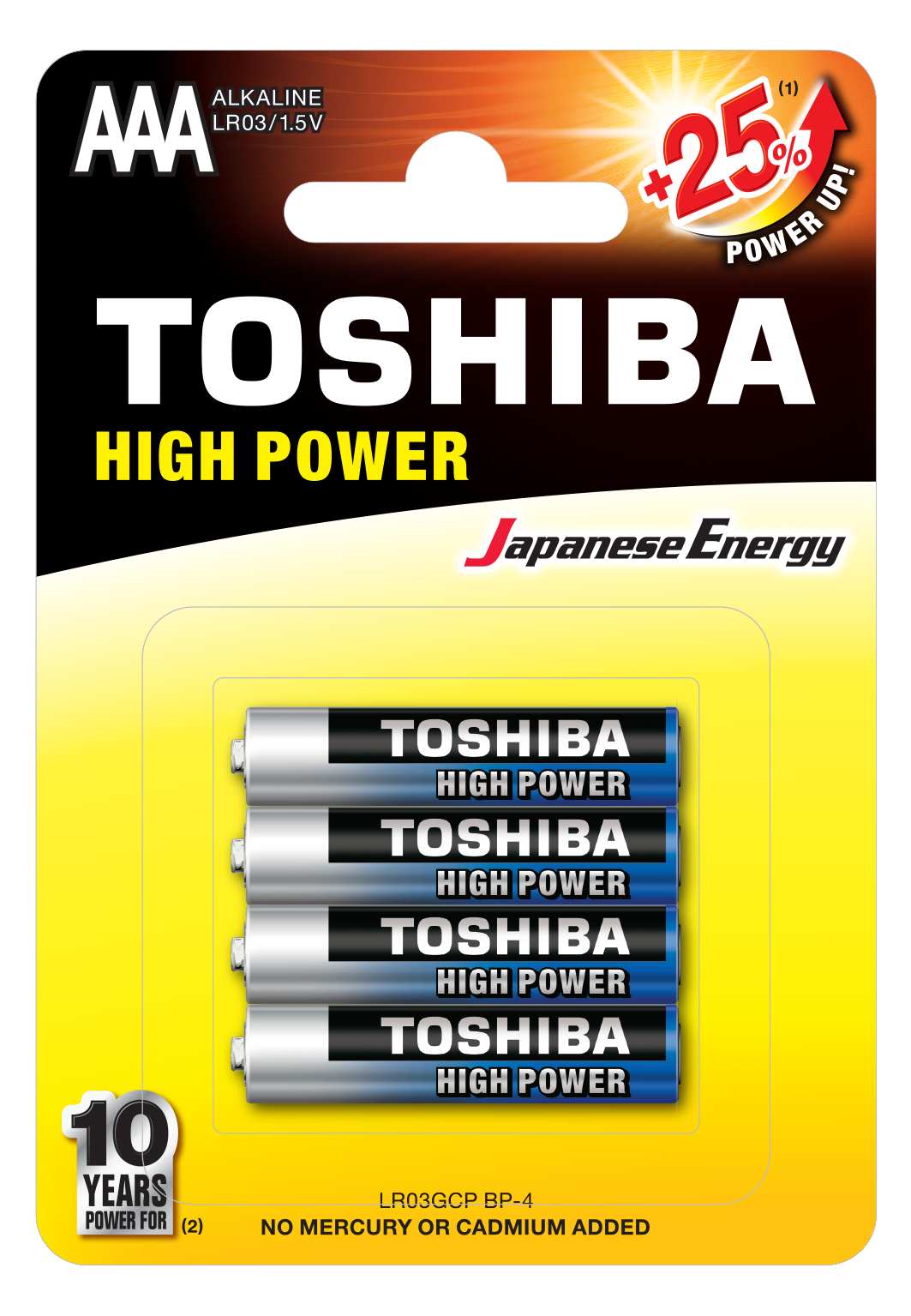 TOSHIBA Batéria LR03 BP4